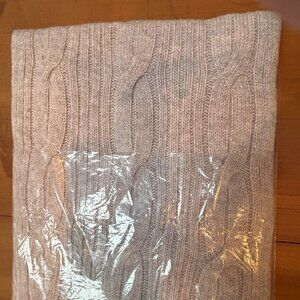 J. Crew NIP 100% Cashmere Winter Scarf Grey